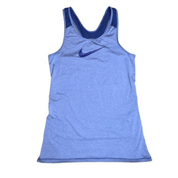 Nike Tops - NEW Women's Large NIKE Dri Fit Racerback Athletic Tank Top Shirt 849986-455 Blue